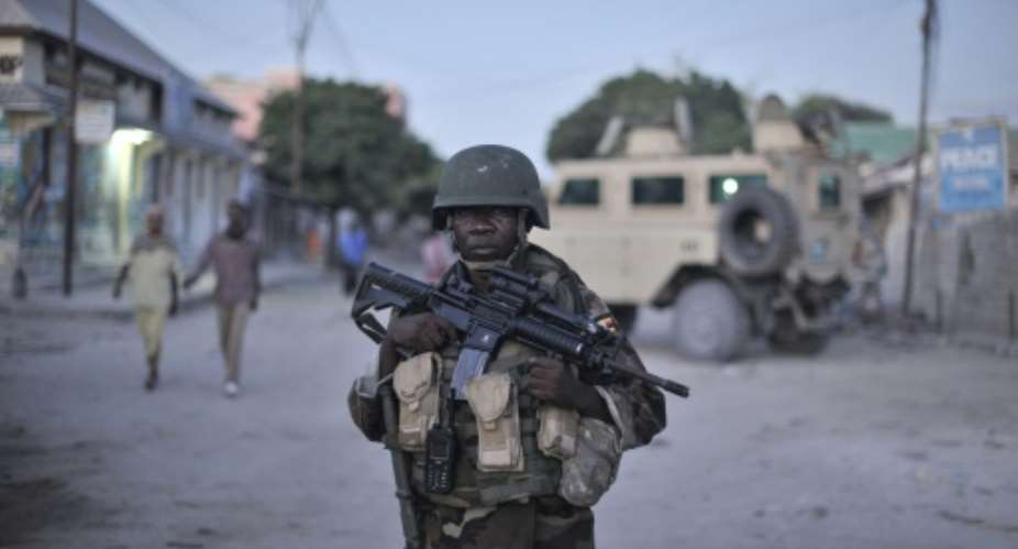 The Shabaab is fighting to overthrow the internationally-backed government of Somalia and regularly stages deadly attacks on government, military and civilian targets.  By Tobin Jones (AU UN IST/AFP/File)