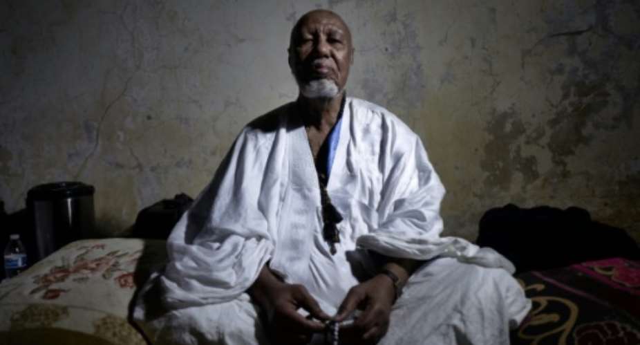 The sharif of Nioro, Mouhamedou Ould Cheick Hamahoullah.  By MICHELE CATTANI AFP