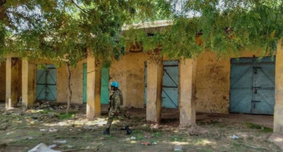 The site where residents of Am-Dafock settled is near a camp that for months has hosted thousands of Sudanese refugees.  By Pacome PABANDJI (AFP)
