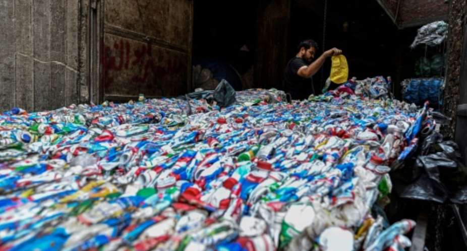 The sprawling eastern Cairo settlement of Manshiyet Nasser is one of the worlds most sophisticated informal recycling systems.  By Khaled DESOUKI (AFP)