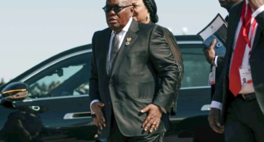 The squabble comes as Ghana President Nana Akufo-Addo prepares to step down after two terms in offfice.  By Michael Petrus AFP