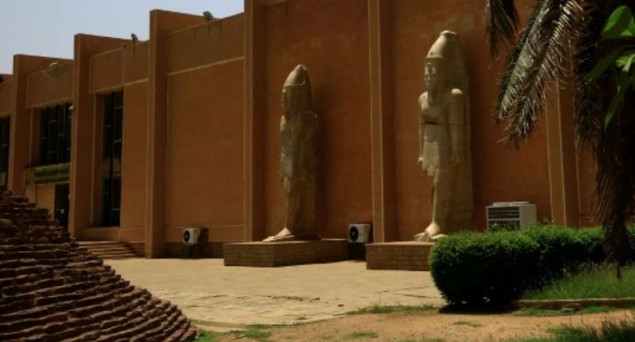 The Sudan National Museum in the capital Khartoum, seen in 2020, has suffered looting during the war between the army and paramilitaries.  By ASHRAF SHAZLY (AFP/File)