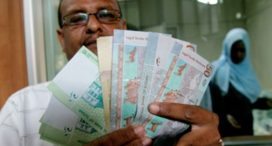 The Sudanese pound has been hit by an acute lack of foreign currency.  By ASHRAF SHAZLY AFPFile