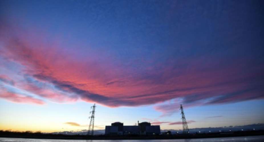 The sun is setting on the Fessenheim nuclear powerplant.  By SEBASTIEN BOZON AFPFile