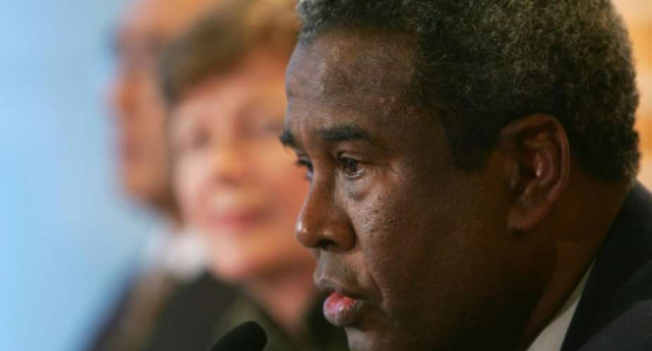 The tiny Atlantic island state of Cape Verde declared two days of mourning in memory of president Antonio Mascarenhas Monteiro (pictured) who ruled the country between 1991 and 2001.  By Pierre-Philippe Marcou (AFP/File)