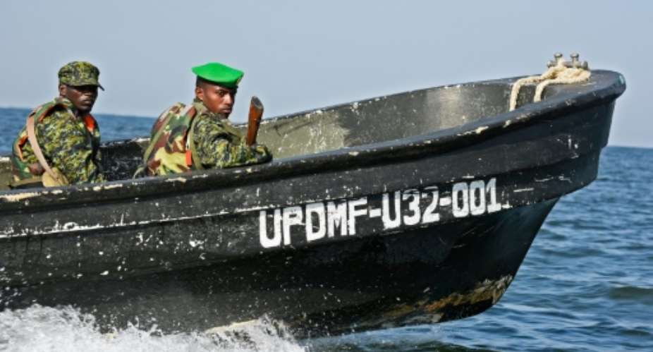 The Uganda navy regularly patrols Lake Edward in a bid to crack down on illegal fishing on the body of water which it shares with DR Congo.  By ISAAC KASAMANI AFPFile