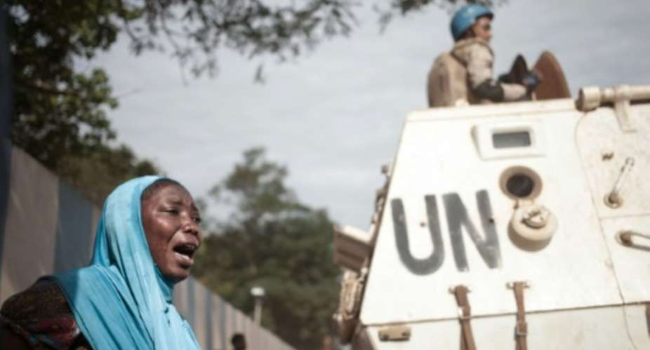The UN mission in Central African Republic, known as MINUSCA, plays a crucial role in supporting President Faustin-Archange Touaderas government.  By FLORENT VERGNES (AFP/File)