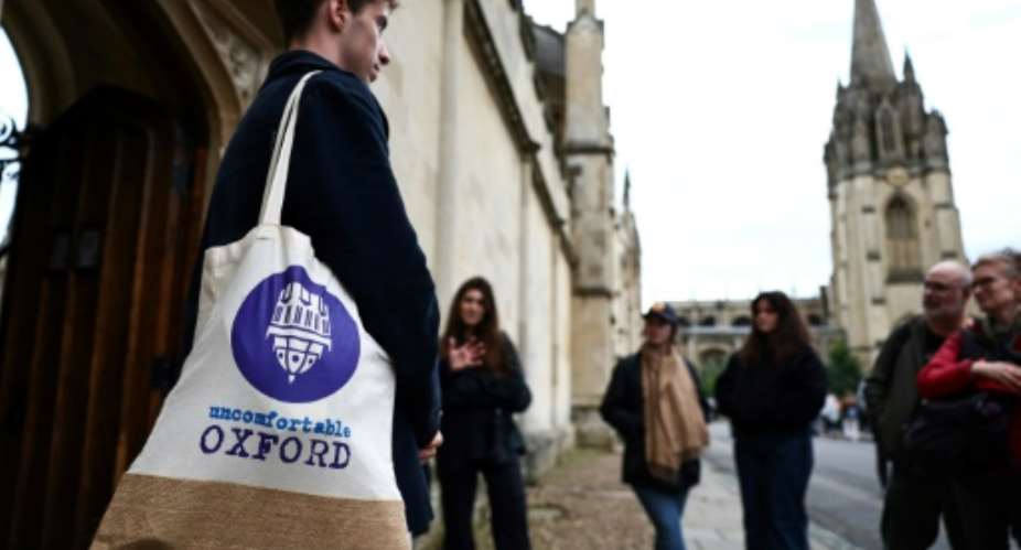 The uncomfortable tours of Oxford and Cambridge aim to shed light on the murkier parts of the universities pasts.  By HENRY NICHOLLS (AFP)