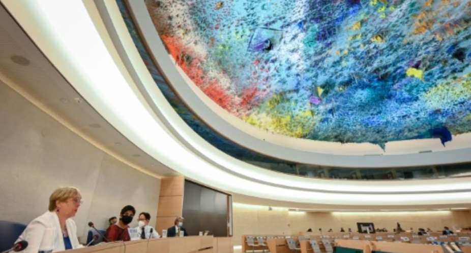 The United States quit the UN Human Rights Council in 2018 under former president Donald Trump.  By Fabrice COFFRINI AFPFile