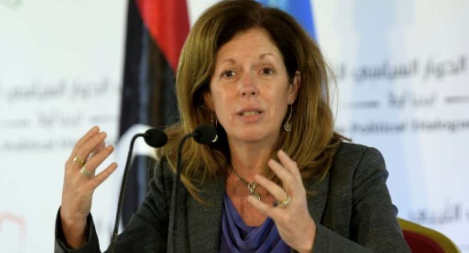 The UN's interim Libya envoy Stephanie Williams has vowed to push onwards in the process of naming an interim executive.  By FETHI BELAID AFP