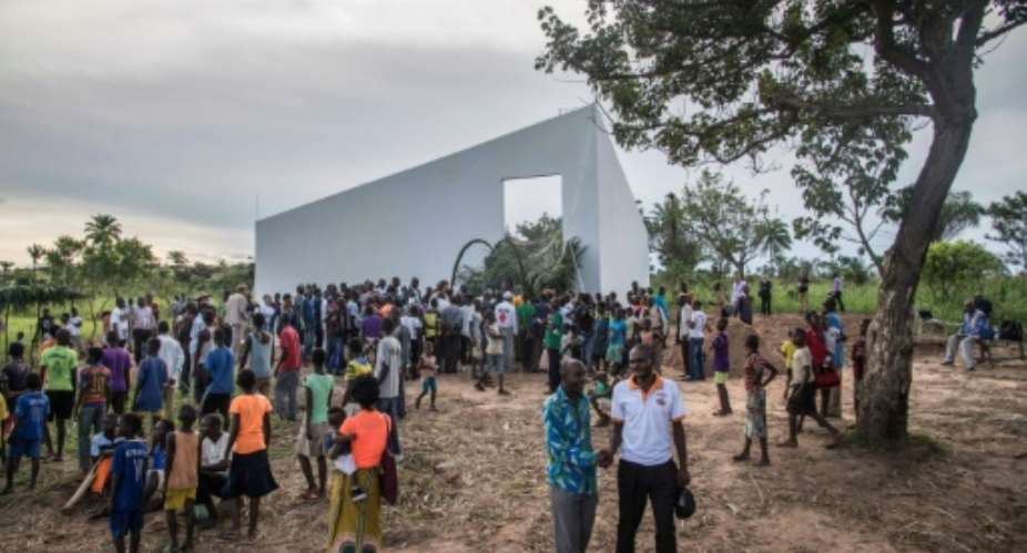 The White Cube gallery in DR Congo aims to promote local art and crafts in a former Unilever palm oil plantation town.  By Junior D. KANNAH AFP