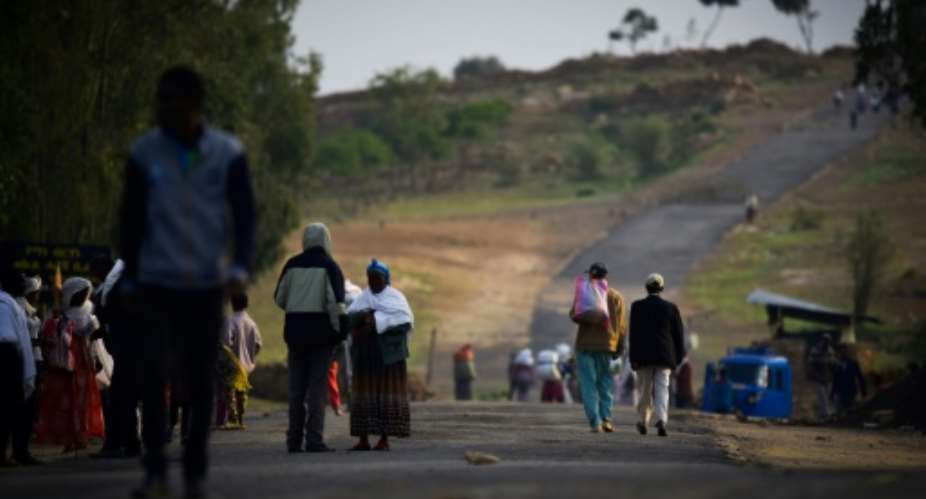 The Zalambessa border crossing closed at the end of last year.  By Michael TEWELDE AFP