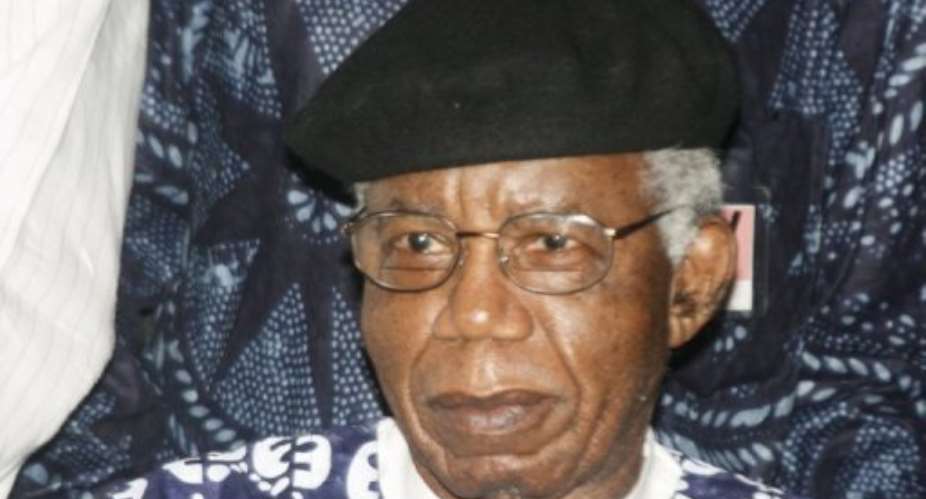 Chinua Achebe is widely respected for his writing exploring his native land and its colonisation.  By Abayomi Adeshida AFPFile