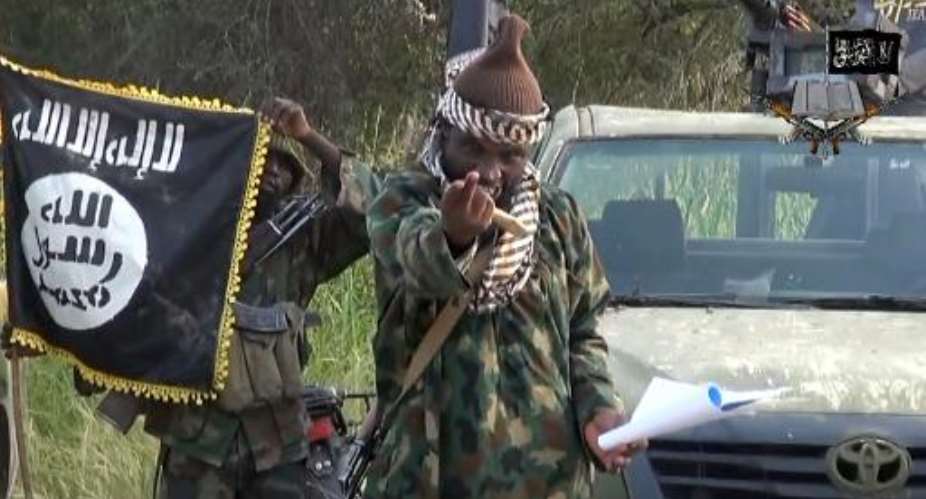 A screengrab taken on October 2, 2014 from a video released by Boko Haram and obtained by AFP shows the leader of the Nigerian Islamist extremist group, Abubakar Shekau.  By  Boko HaramAFPFile