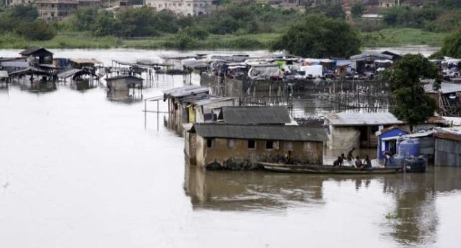 Flooding often leads to widespread displacements during the West African rainy season.  By Pius Utomi Ekpei (AFP/File)