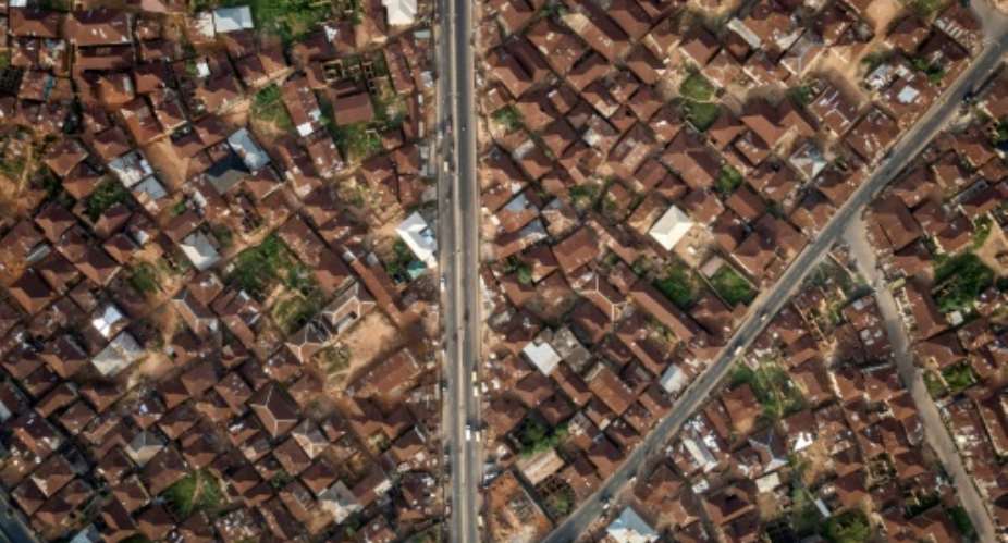 This aerial photograph shows a general view of the city of Ibadan in southwestern Nigeria, where the incident occurred.  By OLYMPIA DE MAISMONT (AFP/File)