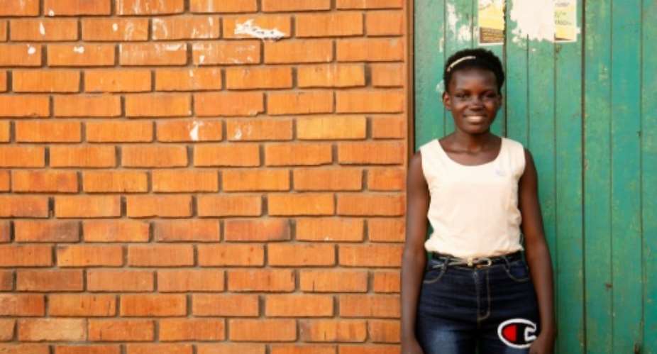This Plan International photo released by the NGO Safer Cities shows 19 year-old Faridah in Kampala.  By HO Plan InternationalAFP