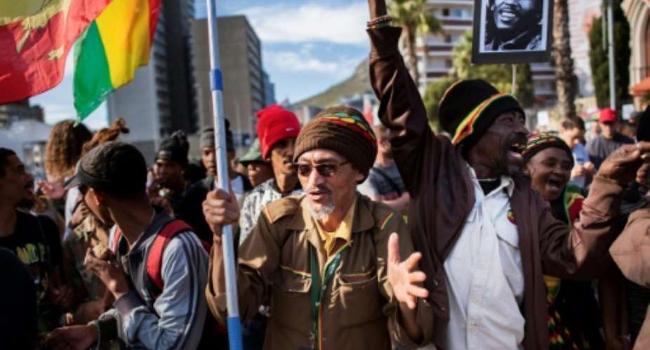 Those in favour of legalising cannabis have staged demonstrations.  By RODGER BOSCH AFPFile