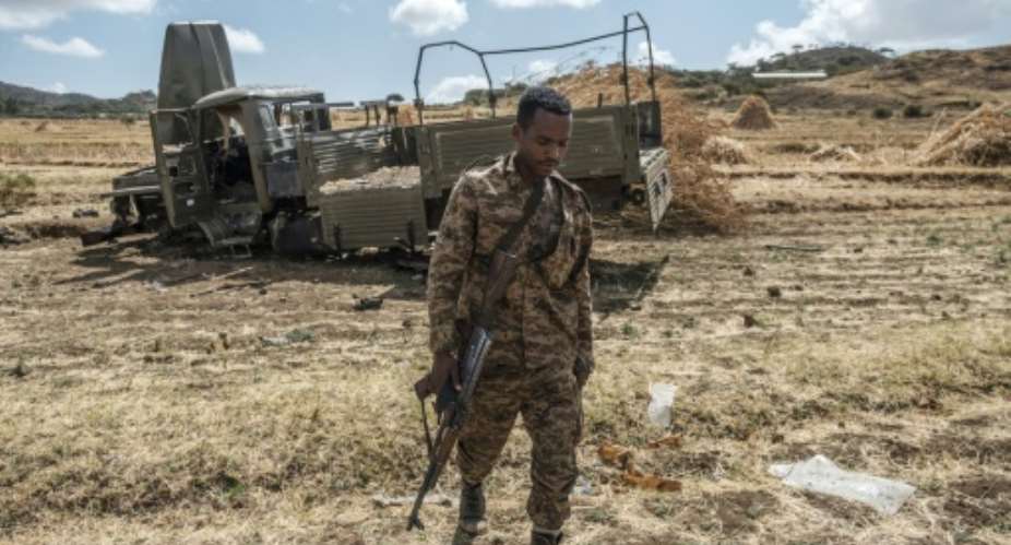 Thousands have died in the fighting in Ethiopia's northern Tigray region.  By EDUARDO SOTERAS AFPFile
