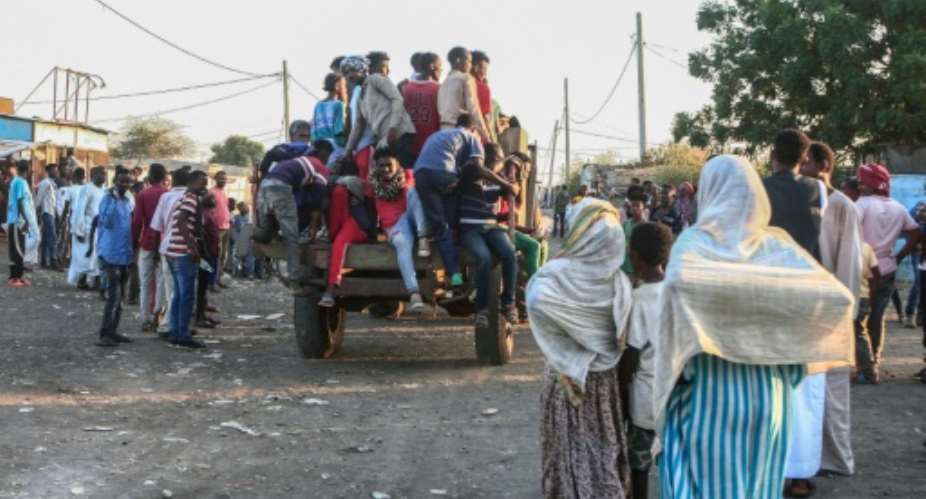 Thousands have fled to neighbouring Sudan.  By Ebrahim HAMID AFPFile