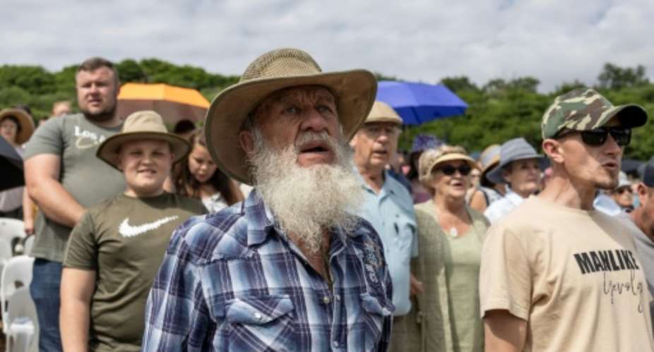 Thousands of Afrikaners gathered for an annual celebration.  By Wikus de Wet (AFP)