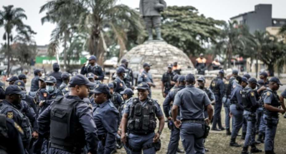 Thousands of foreign nationals have left South Africa ahead of the unofficial deadline.  By Marco LONGARI (AFP)