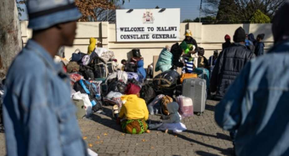 Thousands of Malawian nationals have left South Africa in recent weeks in fear of attack by vigilante groups.  By EMMANUEL CROSET (AFP)