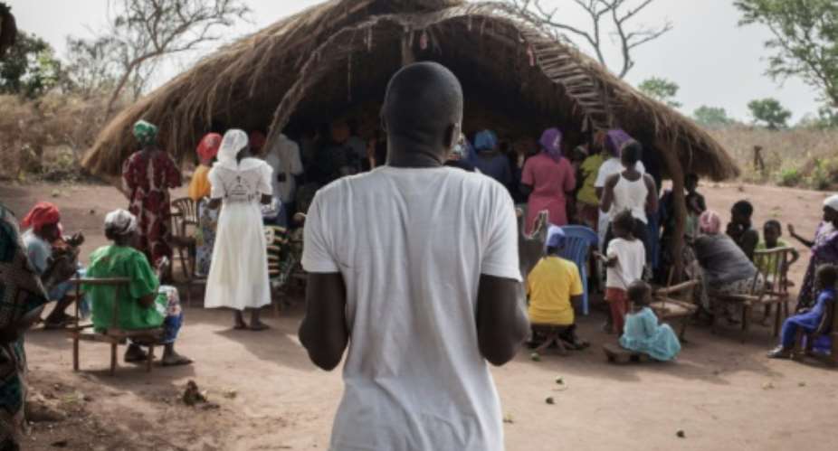 Thousands of people have fled violence in South Sudan.  By FLORENT VERGNES AFPFile