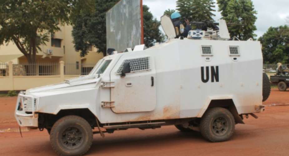UN peacekeepers were first deployed in Bangui in 2014 after an upsurge in violence across the Central African Republic.  By  AFPFile