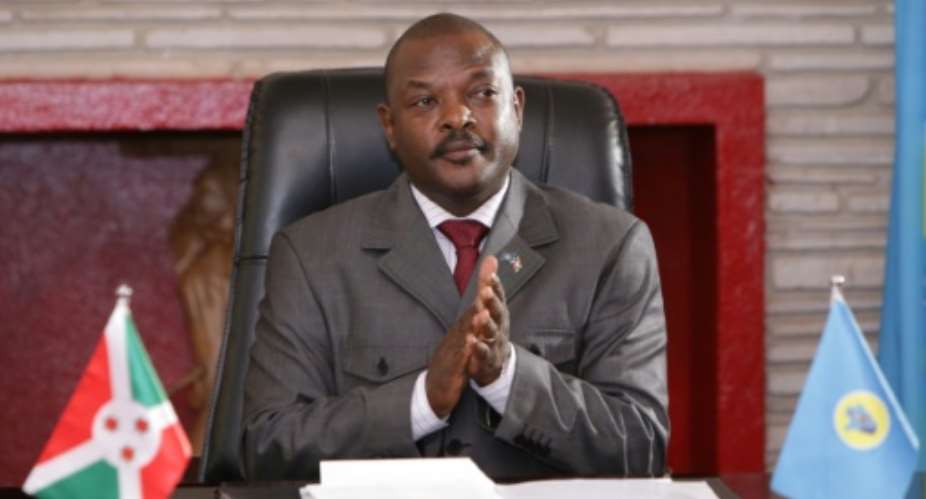 Three schoolgirls have been detained pending trial for allegedly defacing a picture of Burundi President Pierre Nkurunziza in a textbook.  By STR AFPFile