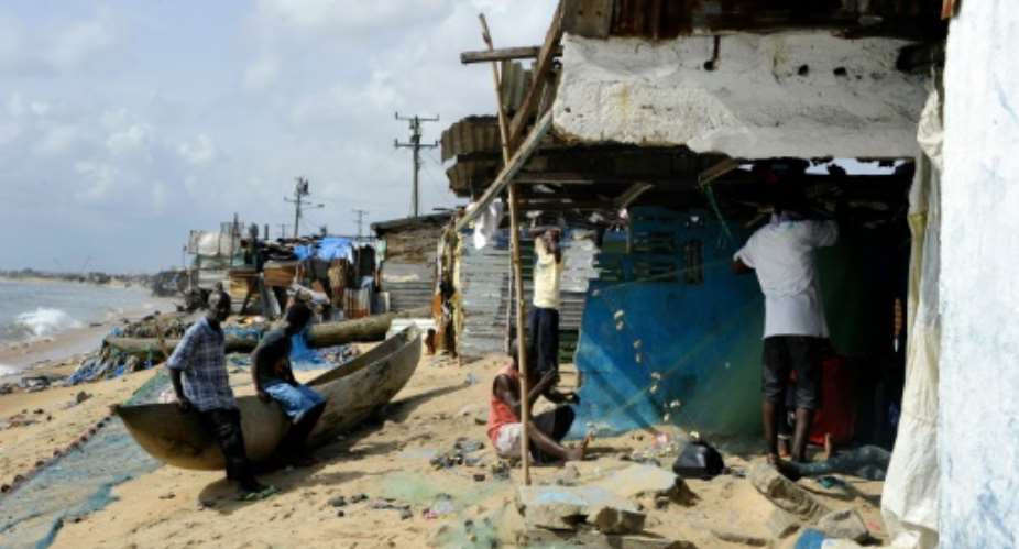 Liberia's West Point is being swallowed by the sea, tearing the heart out of the neighbourhood and leaving thousands displaced.  By Zoom Dosso AFP