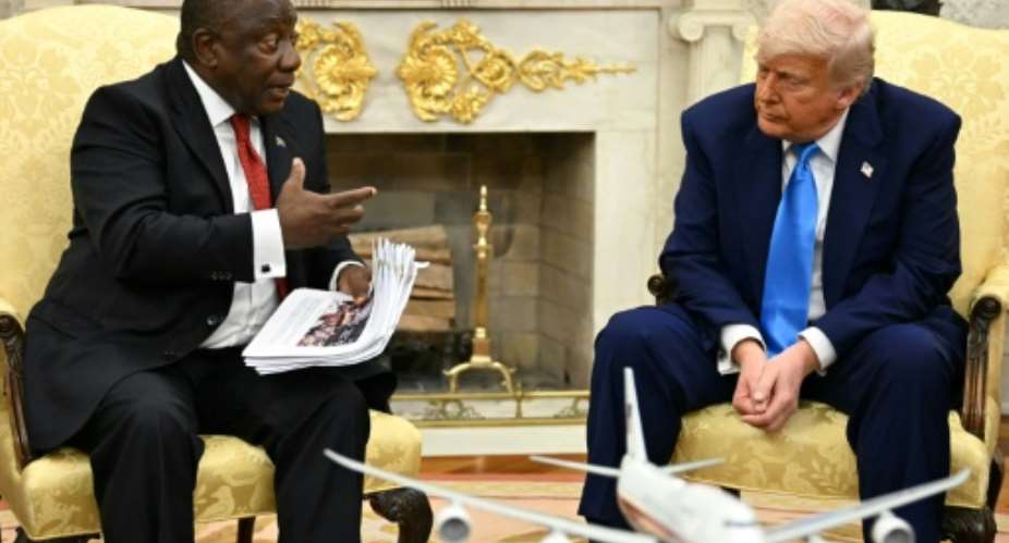Ties between South Africa and the United States have nosedived since last year.  By Jim WATSON (AFP/File)