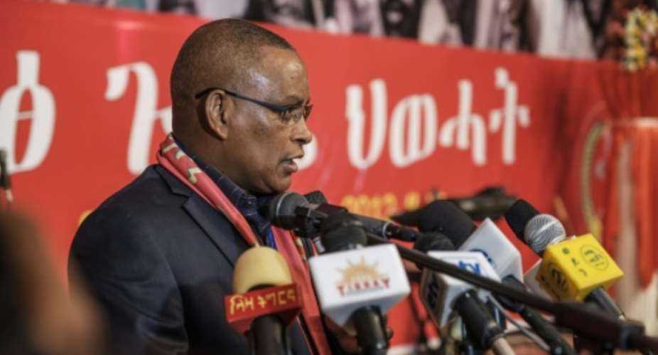 Tigray regional government leader Debretsion Gebremichael claimed Eritrean forces had joined Ethiopian military operations against his region..  By EDUARDO SOTERAS (AFP)