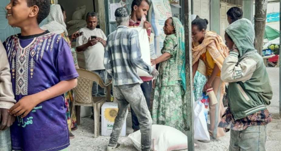 Tigrayans rushed to stock up on supplies amid fears of conflict.  By - (AFP)