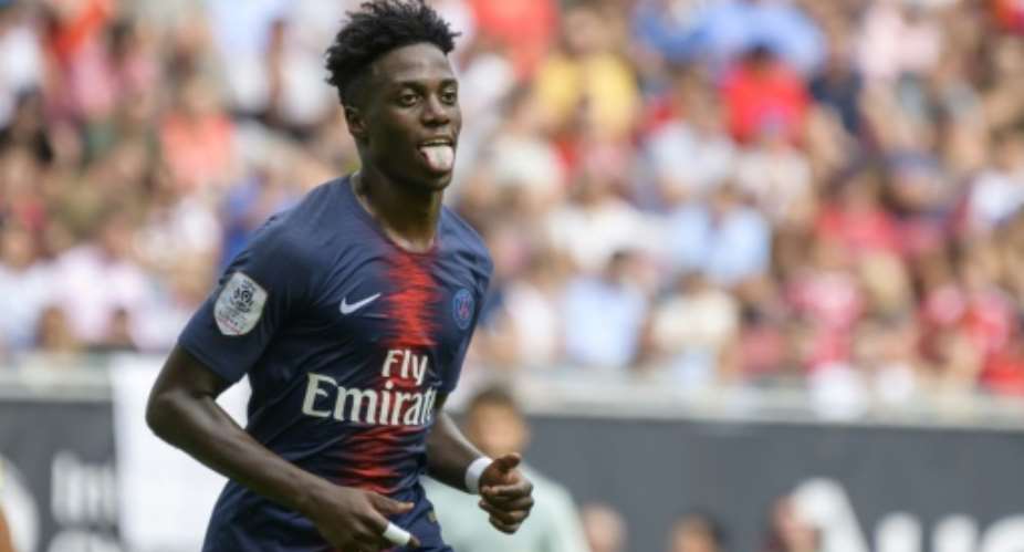 Timothy Weah, son of Liberian president and football legend George, scored his first goal for Paris Saint-Germain against Bayern Munich.  By Jure Makovec AFP