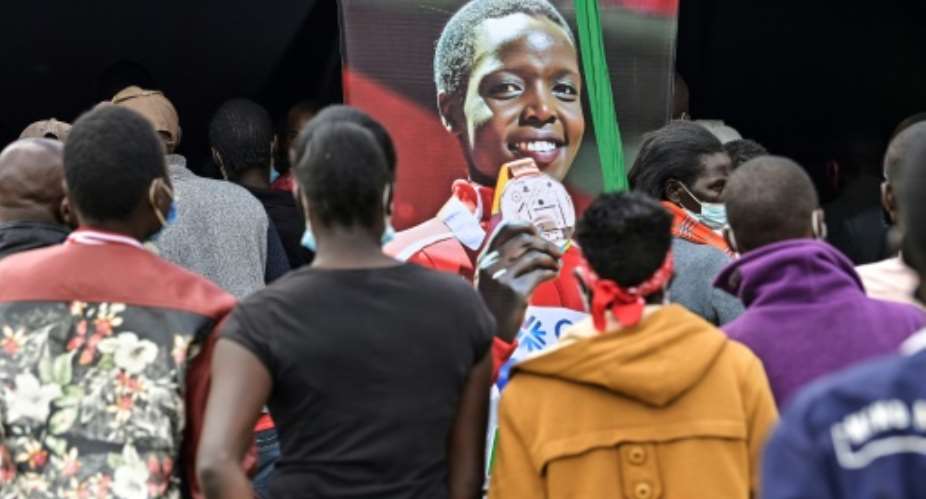 Tirop's death has thrown a spotlight on the pressures faced by the country's female athletes who pay a huge price for their spectacular success in a male-dominated society.  By Simon MAINA AFP