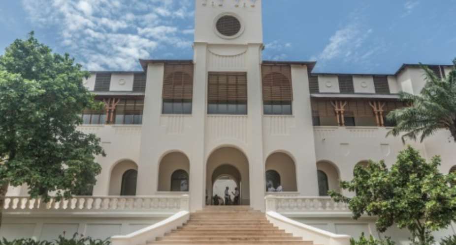Togo's former Palace of Governors in Lome has been converted into a center of art and culture.  By Yanick Folly AFP