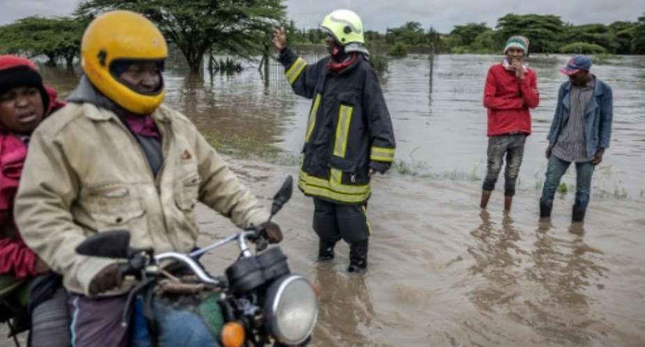 Torrential rains have lashed much of East Africa, triggering flooding and landslides.  By LUIS TATO AFP