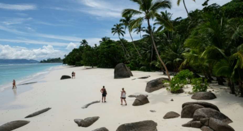 Tourism contributes around 25 percent to the Seychelles GDP.  By Yasuyoshi CHIBA AFPFile
