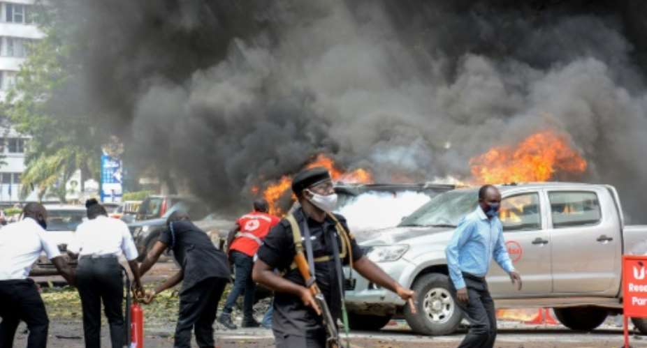 Tuesday's explosions were the latest in a string of attacks in the East African country.  By Ivan Kabuye AFPFile