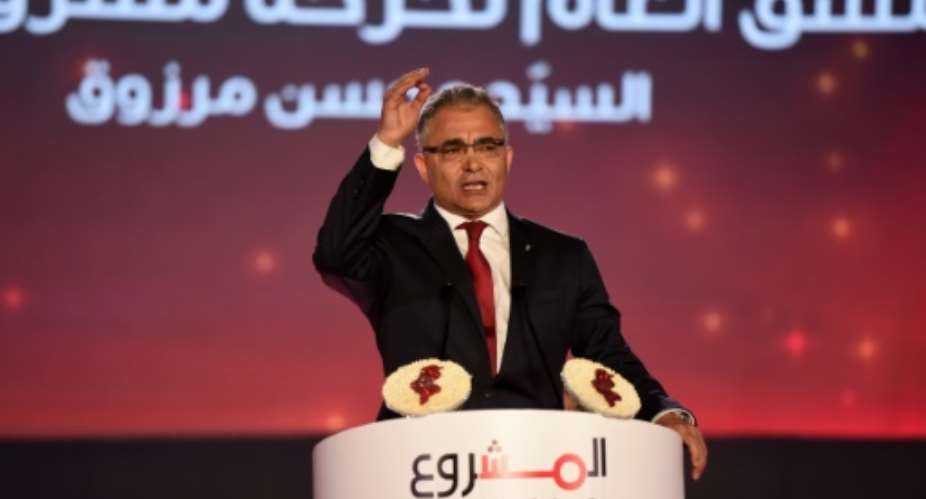 Mohsen Marzouk launched the Tounes Movement Project in March, basing his policies on those of independence leader Habib Bourguiba.  By Fethi Belaid AFP