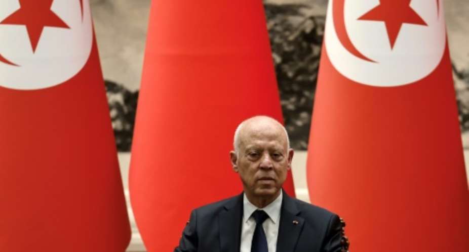 Tunisian President Kais Saied has sacked his second prime minister in just over a year.  By TINGSHU WANG (POOL/AFP/File)