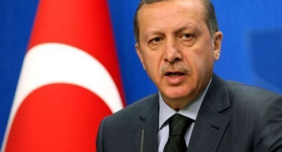 Erdogan pictured will travel to Somalia with his wife Emine and Foreign Minister Ahmet Davutoglu.  By Adem Altan AFPFile