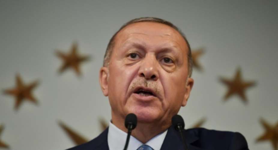 Turkish President Recep Tayyip Erdogan will head to Africa and a summit of the BRICS emerging economies.  By Bulent Kilic AFPFile