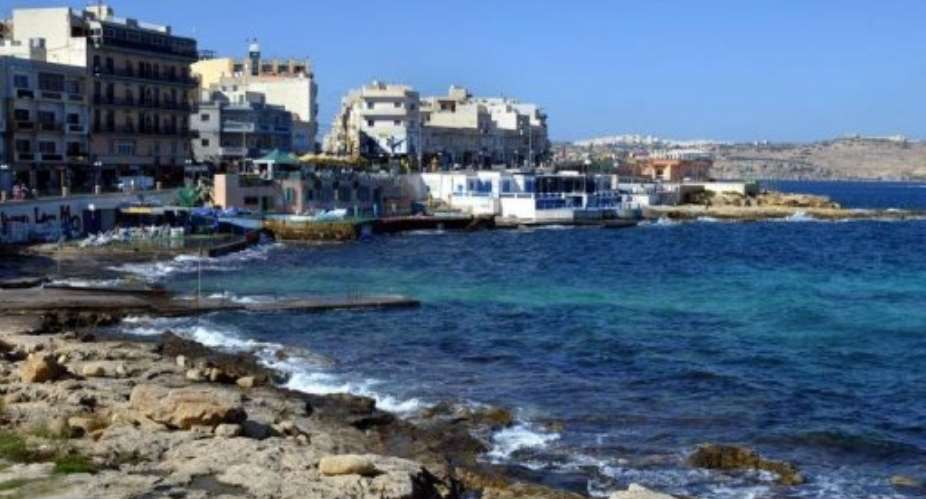 The Saint Paul Bay in Malta. The migrants were rescued some 70 nautical miles southwest of Malta.  By Patrick Hertzog (AFP/File)