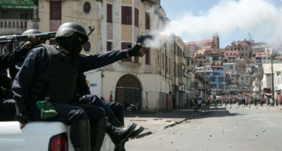 Two people were killed and 16 wounded in clashes in Madagascar.  By RIJASOLO AFP