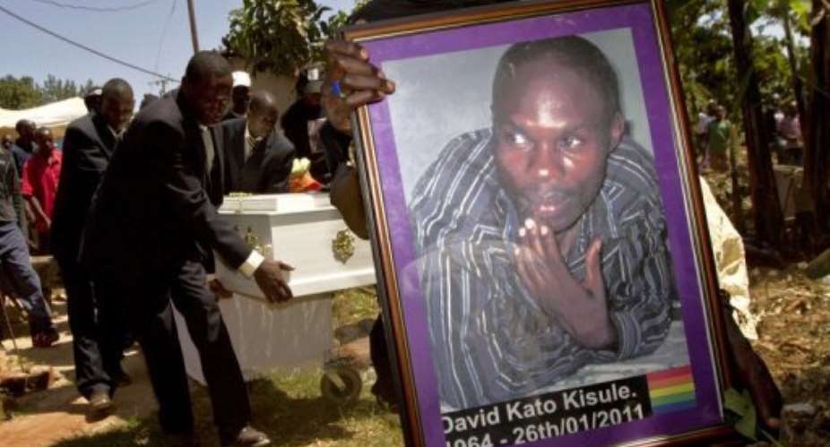 Enoch Nsubuga admitted beating prominent campaigner David Kato to death with a hammer.  By Marc Hofer AFPFile