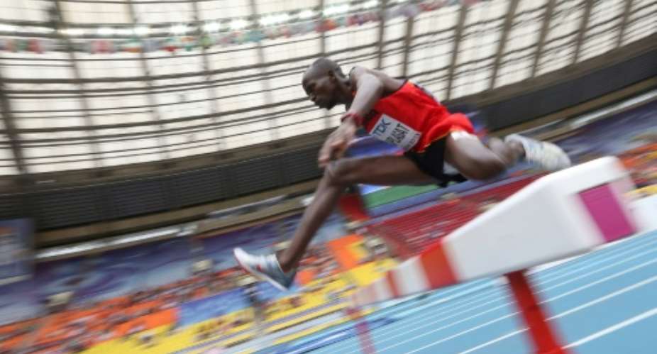 Ugandan athlete Benjamin Kiplagat took part in three Olympic Games.  By Franck FIFE AFPFile