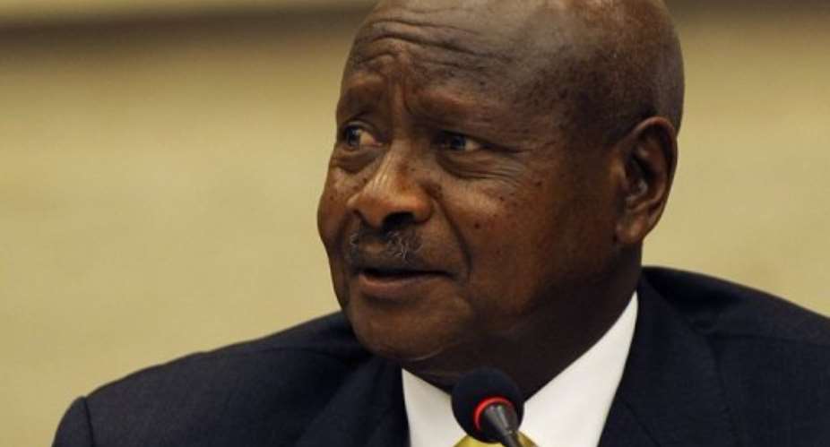 Ugandan President Yoweri Museveni said that he did not consider homosexuality to be normal.  By  AFPFile