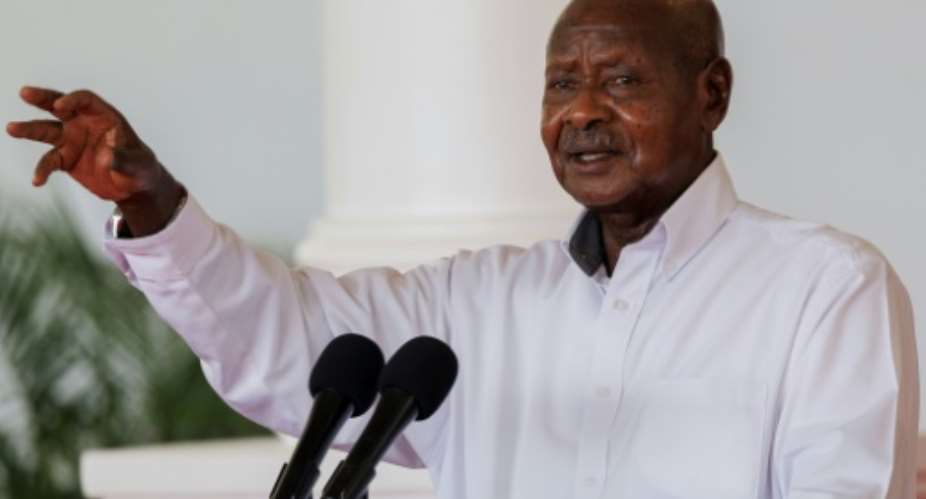 Ugandan President Yoweri Museveni, 80, has been in power for four decades.  By SIMON MAINA (AFP/File)
